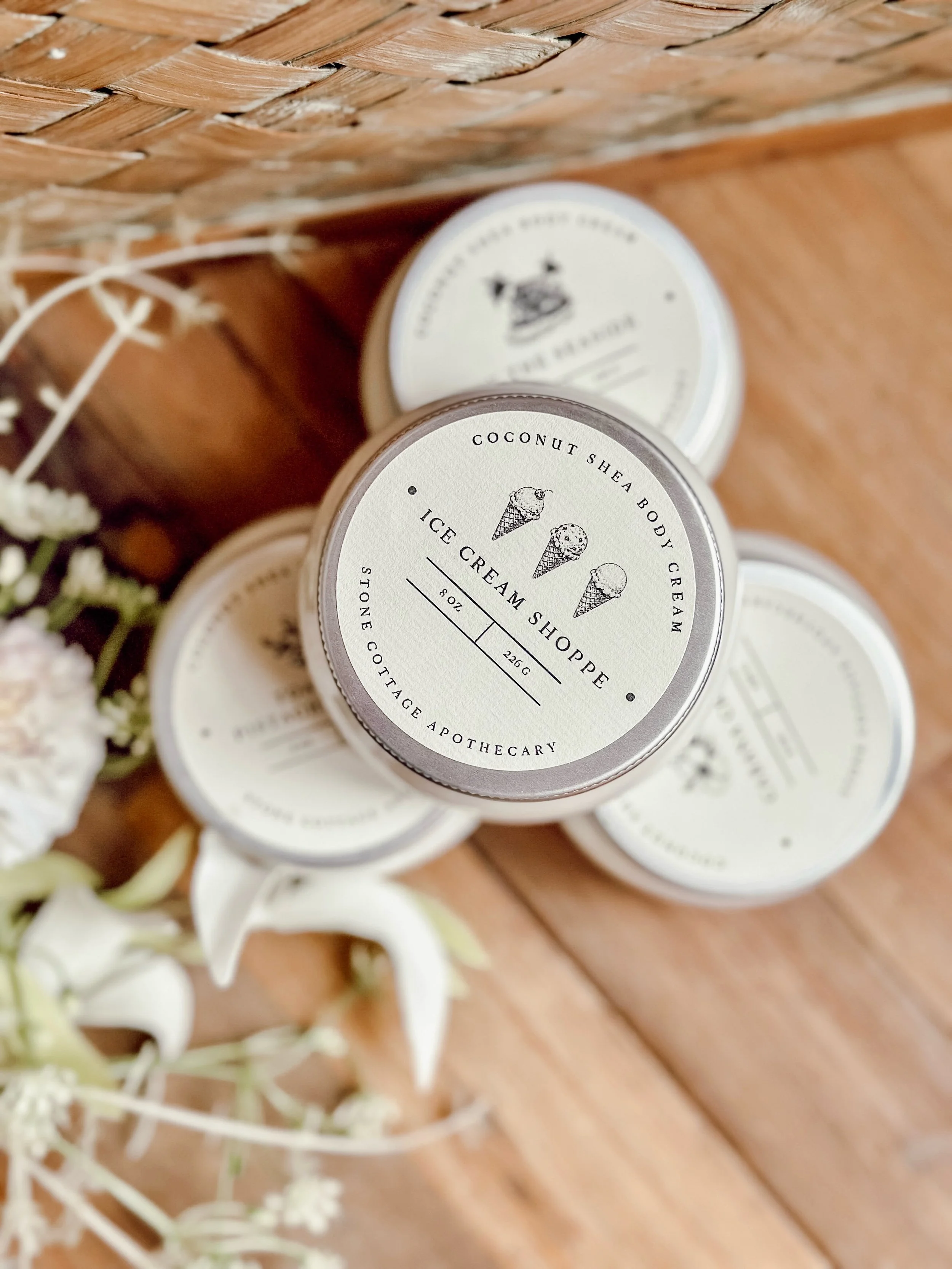 Our 8 oz body cream in 4 summer approved scents 👌🏻☀️🍦🥥🐚. Which one is your fav?

These have been going fast in store and online but I just restocked the floor yesterday!

Stop in to shop with us from 11-5 on this beautiful Friday in Centre Marke
