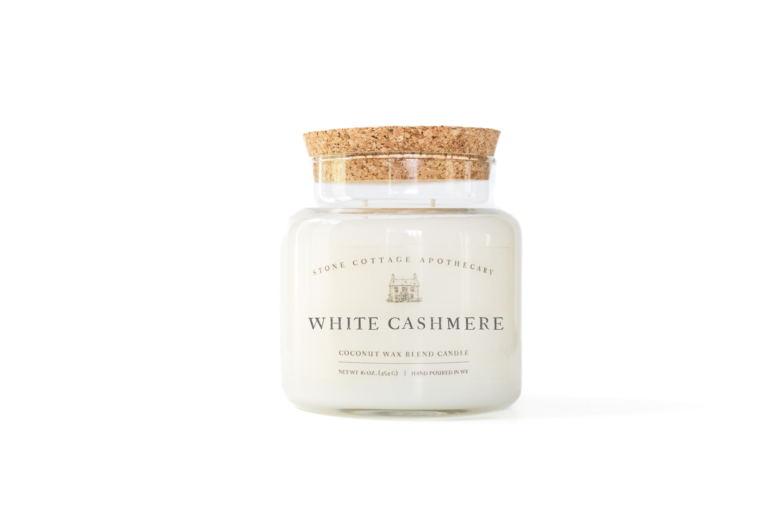 White Cashmere Apothecary Candle