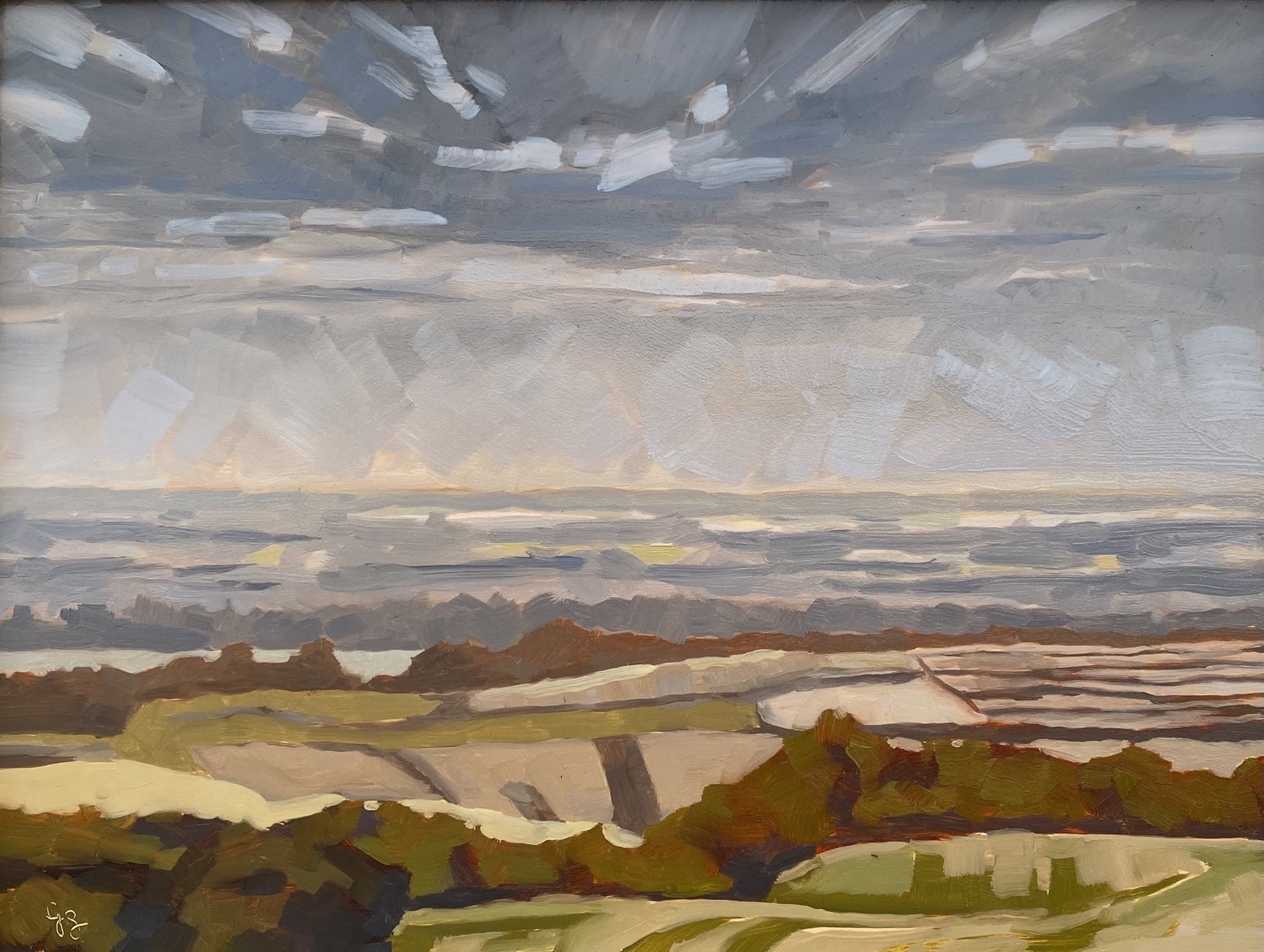 Balltown Overlook | 9x12 | sold