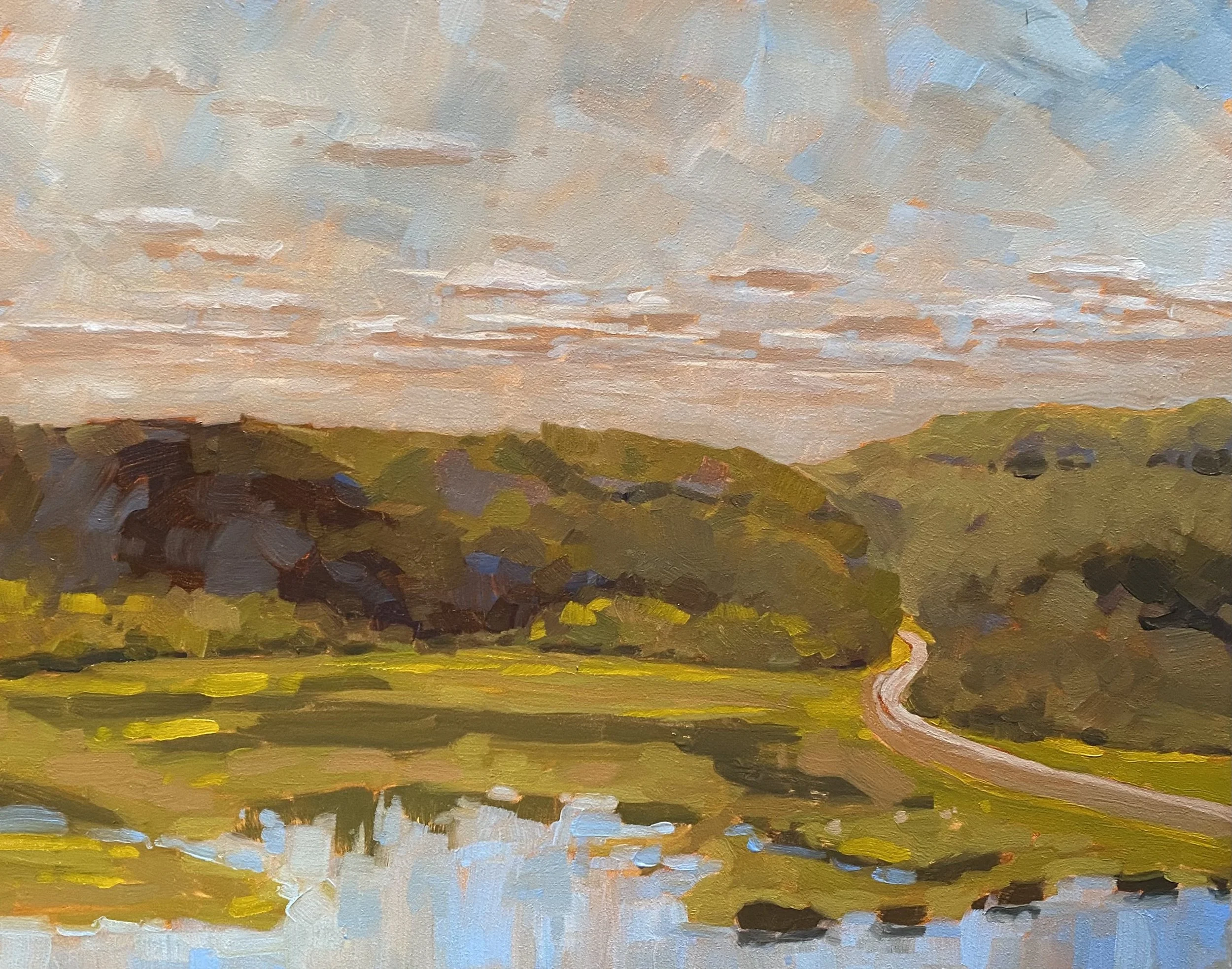 Bluff Strokes II | 9x12 | sold