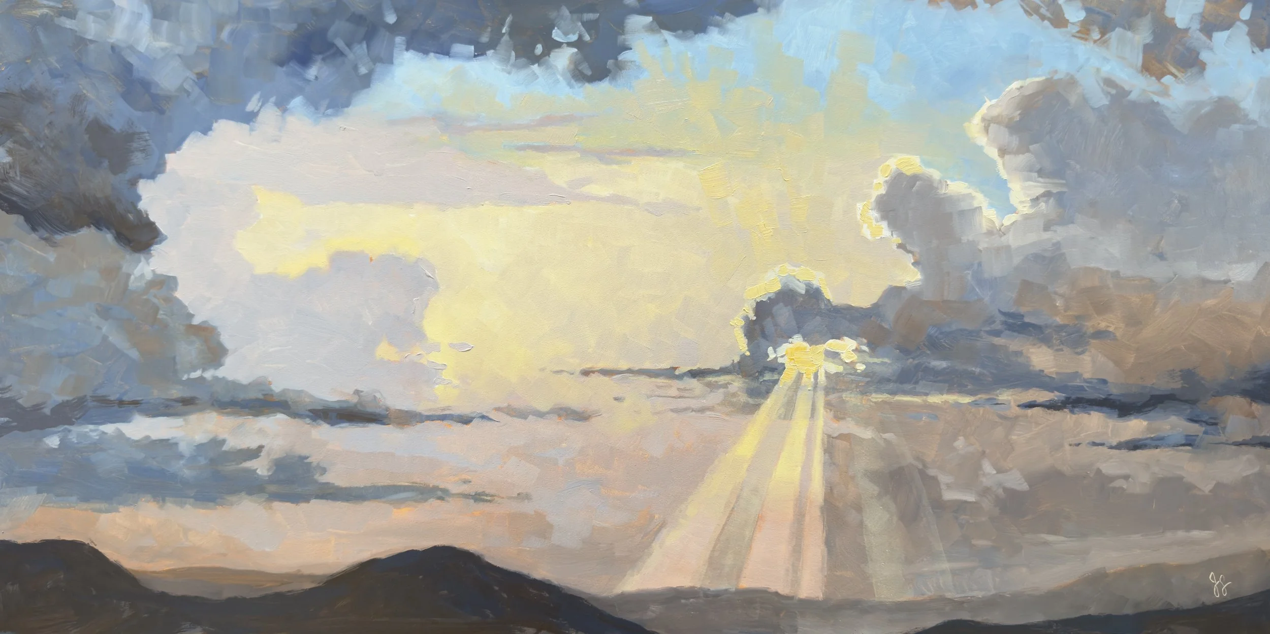 Drop Down, Ye Heavens | 12x24 | $995