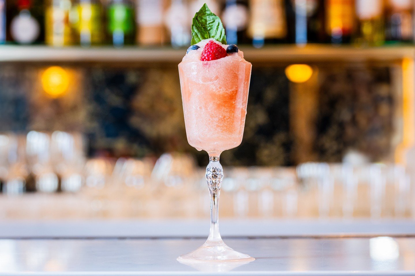 Introducing the Italian Fros&eacute; ✨️🍸️ Sangiovese ros&eacute;, raspberry, housemade strawberry-basil cello, and fresh berries.⁠
⁠
Chilled, vibrant, and made to cool you down &mdash; one sip at a time. ☀️⁠
With the Arizona heat picking up, this is
