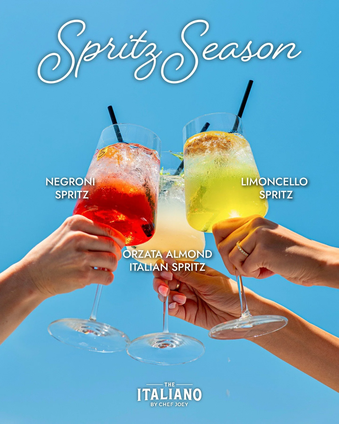 Spritz season is in full effect 🍊✨ Aperol, Limoncello, Orzata Almond, Negroni&hellip; whichever one you&rsquo;re ordering, we&rsquo;ll meet you at the bar!⁠
.⁠
.⁠
.⁠
#italianfood #chefjoey #scottsdale #spritz #authentic