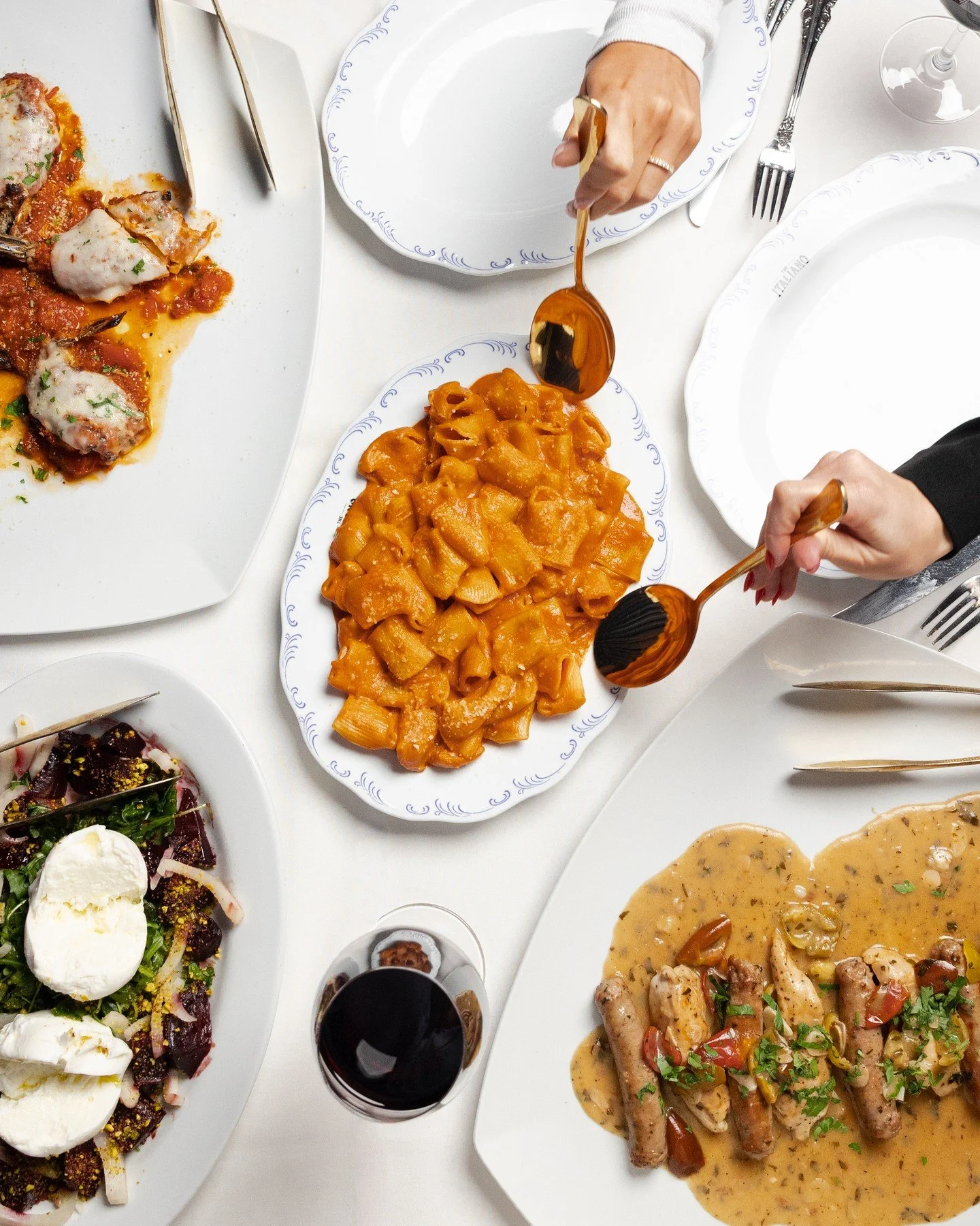 The best things at the table are shared. 🍷 Chef Joey&rsquo;s Family Style. Always changing, always worth gathering for.⁠