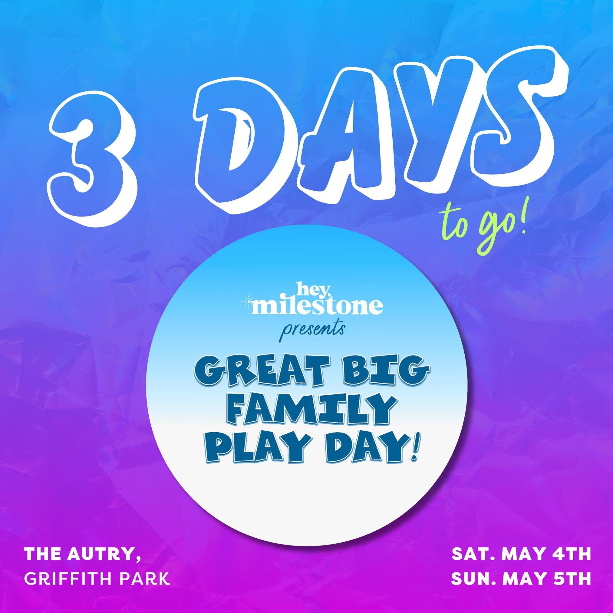 Don&rsquo;t miss our Early Access hours each morning @greatbigfamilyplayday! 

Come early for easy parking, speedy check in and special gifting from our partners at @dollopbabe &amp; @everedenbrand who are gifting our first attendees through the gate