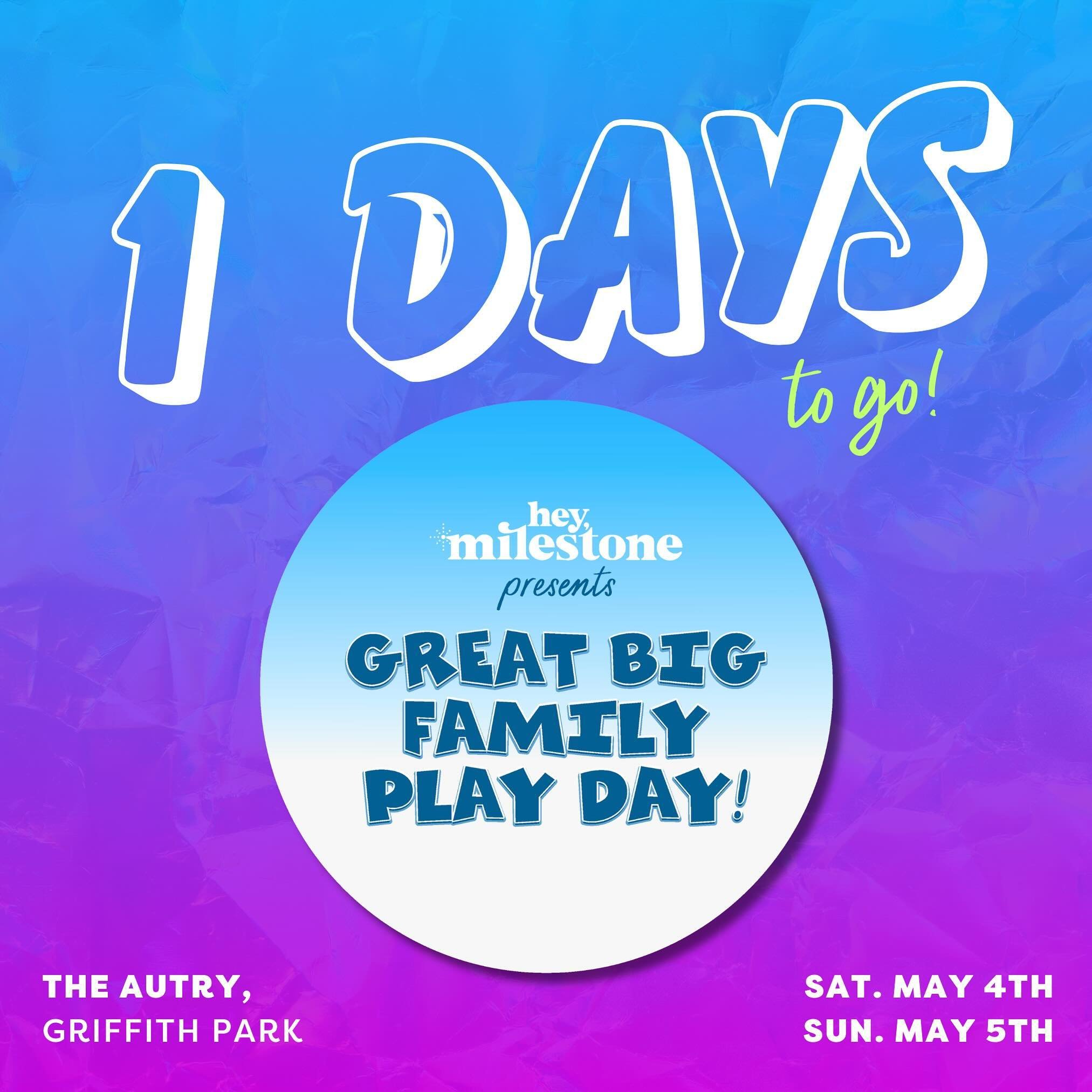 What to Know Before You Go to @greatbigfamilyplayday ⬇️

🎟️Pre-Sale Tickets:
Please make sure you have your event tickets readily available either on your phone or printed. You need to have your tickets with you.

🎟️Onsite Tickets:
You can buy tick
