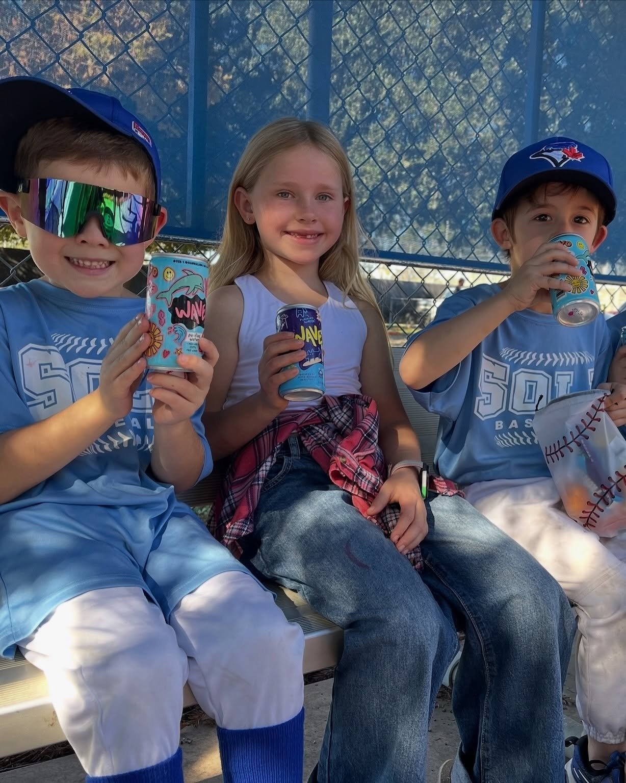 Cooper doesn&rsquo;t go anywhere without his @hellowavekids! ⚾️💦 He had one before his big game this weekend and another waiting for him at home after. Needless to say, it&rsquo;s a family (and team) fave! 🙌 

@hellowavekids is the FIRST ever water