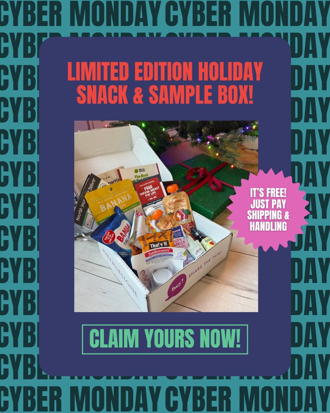 Holiday travel chaos? We brought snacks 🥨✨

Swipe to peek inside our Limited Edition Holiday Snack &amp; Sample Box ➡️ filled with baby friendly bites, toddler snacks, and treats for the whole family.

Everything is travel ready and perfect for road
