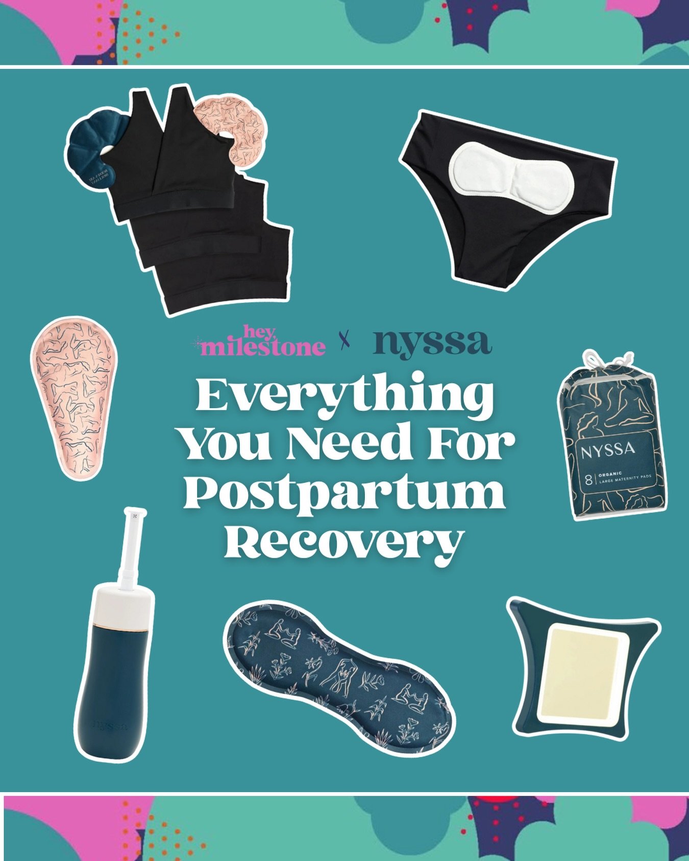 Everything you need for postpartum recovery, in one thoughtful place. 💗

@hey.milestone partnered with @nyssacare to create our Postpartum Essentials Shop, curated with mom-approved products to help you heal, rest, and feel supported during those ea