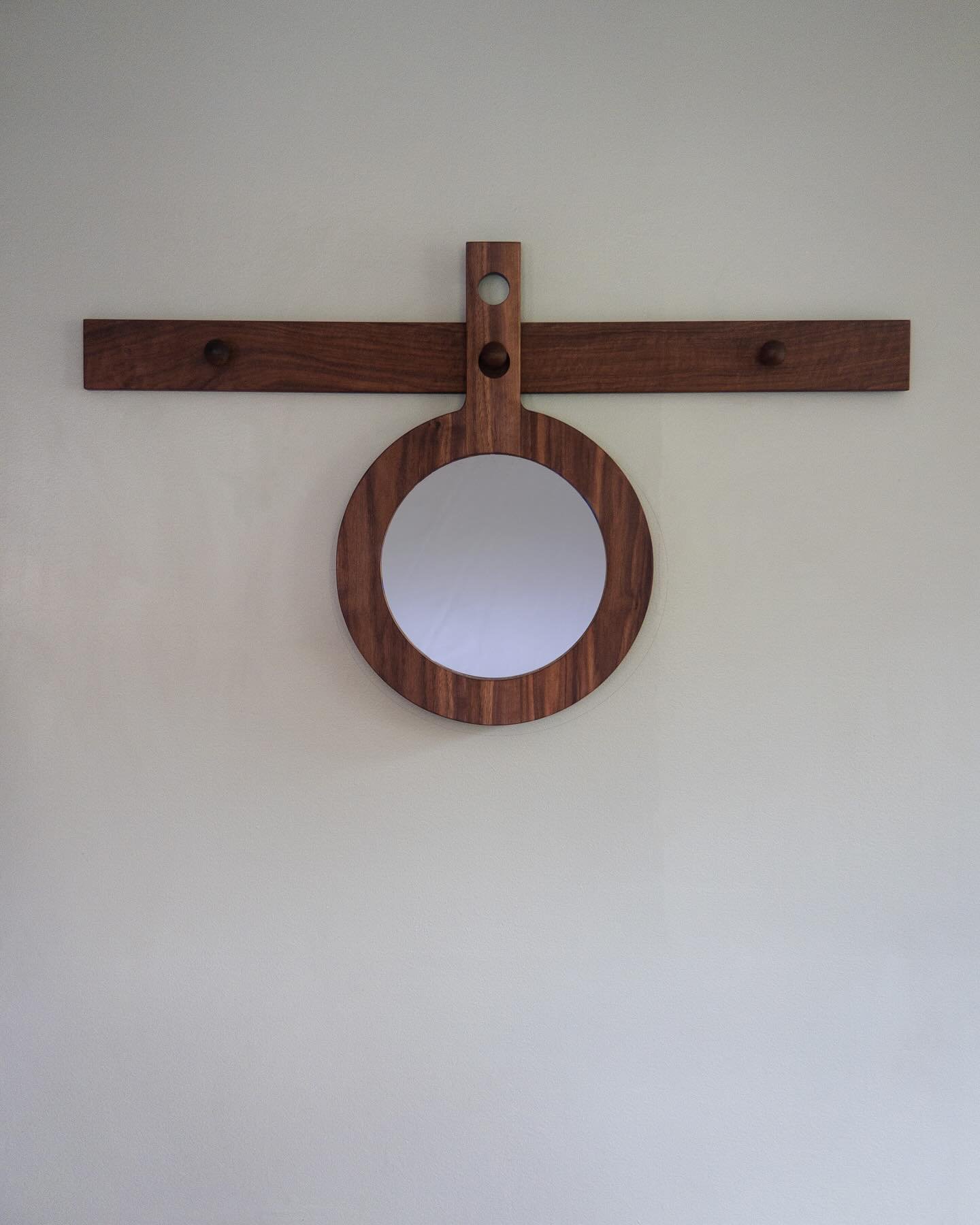 The Peggy Mirror, another member of the Peggy Collection.

Features an adjustable porthole-style mirror to bring a little extra light and play to your space. The Peggy Mirror hangs neatly on any wall hook, though particularly partial to the Peggy Peg