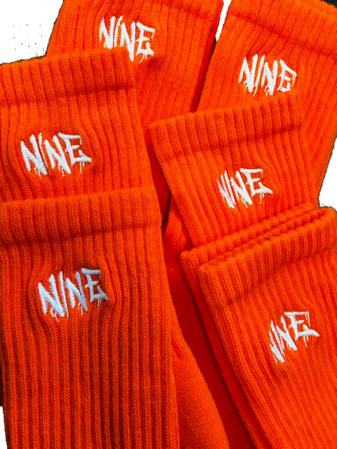 Nine crew socks