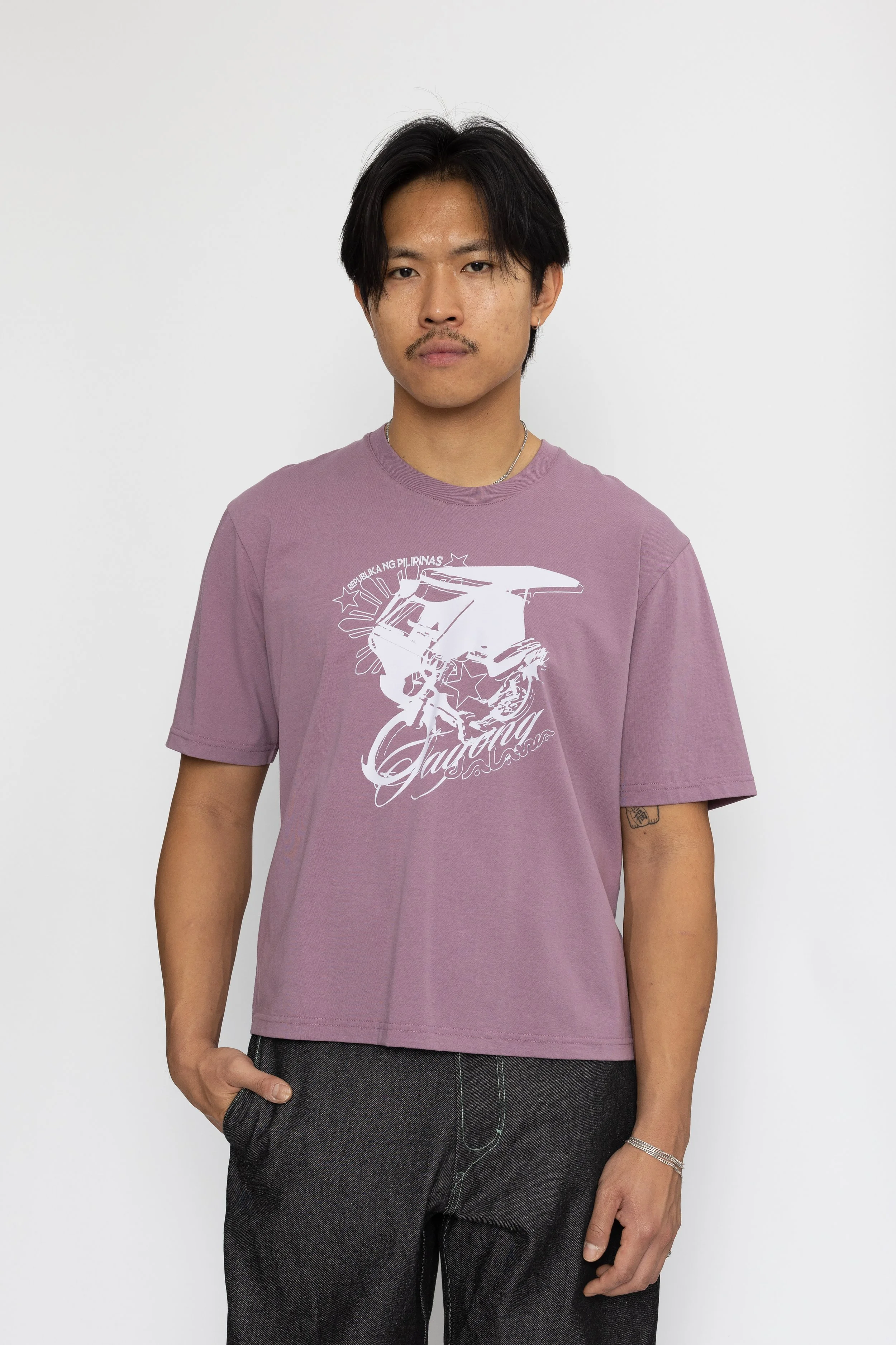 Bunso Tee in Lilac