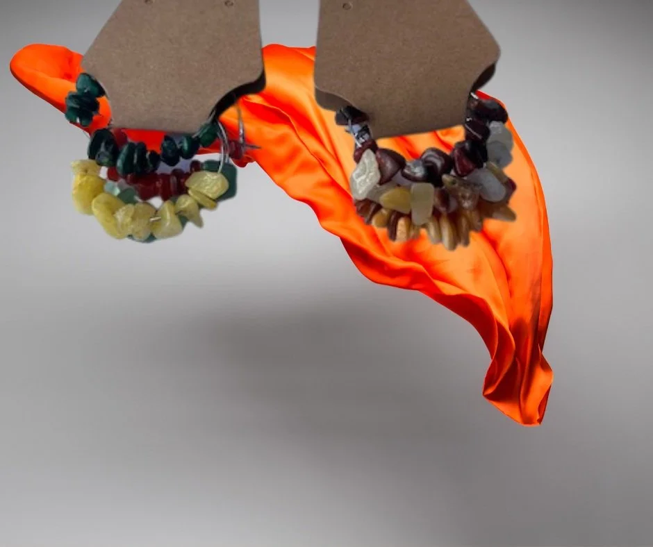 Gemstone Beaded Wine Chams