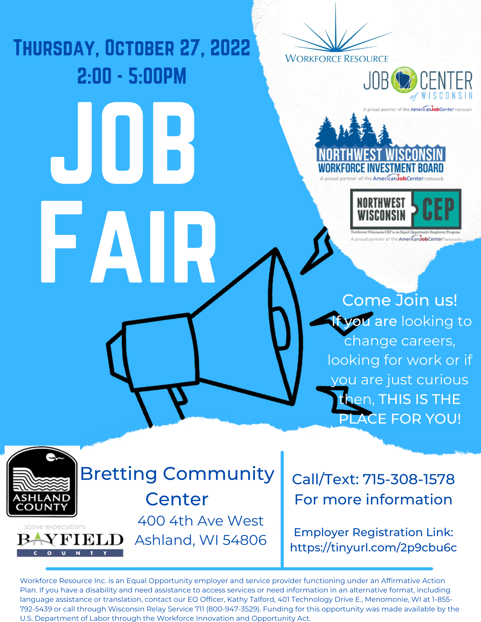 Ashland-Bayfield Job Fair