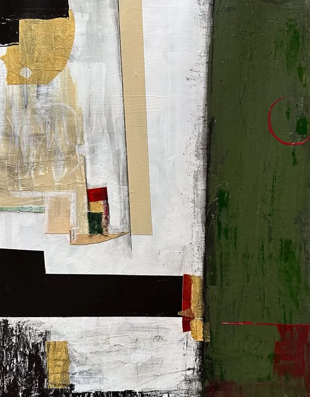 The Green Wall  16" X 20"