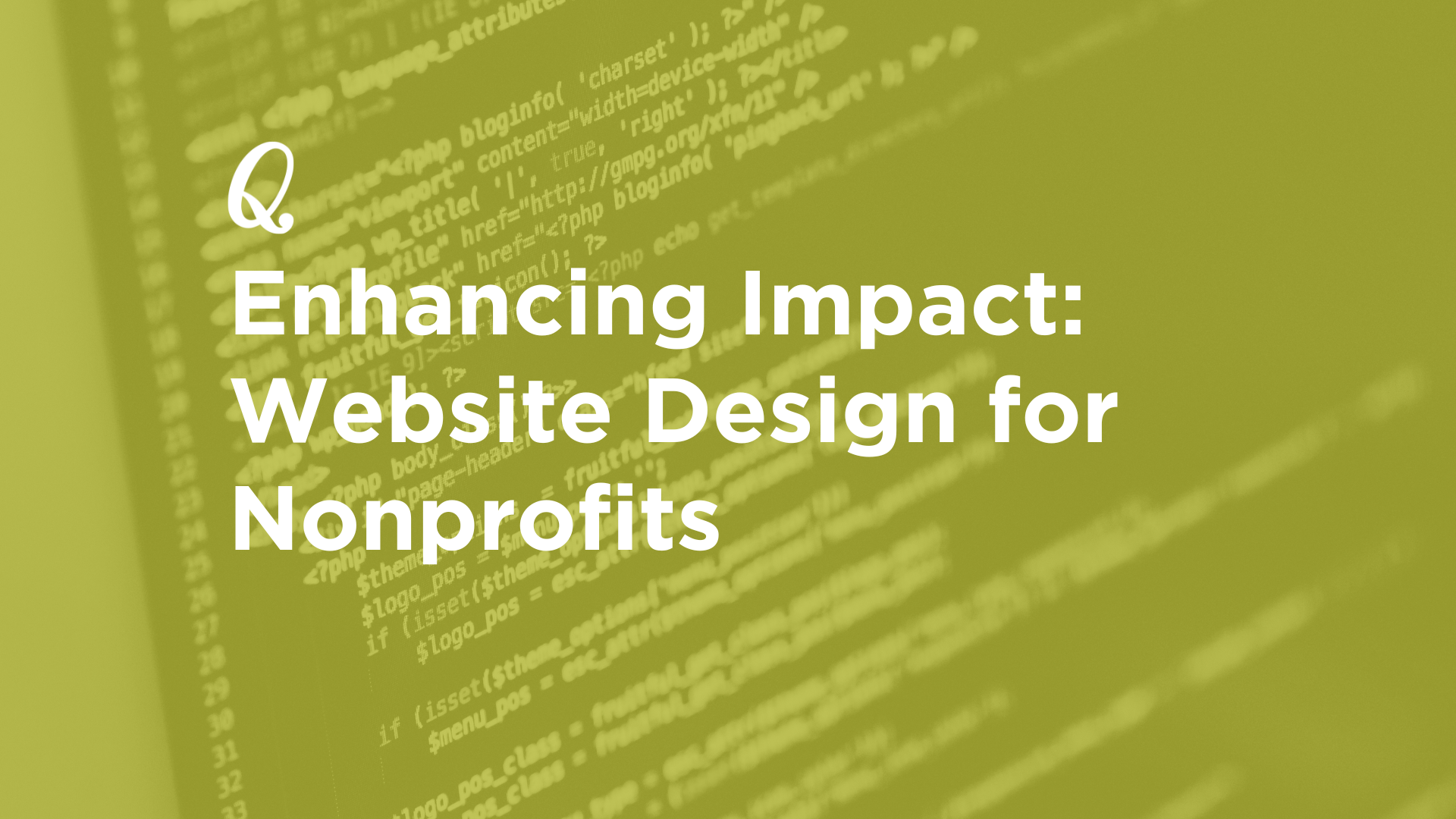 Enhancing Impact: Website Design for Nonprofits