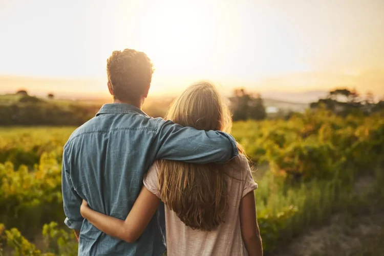 Couple beginning their fertility journey