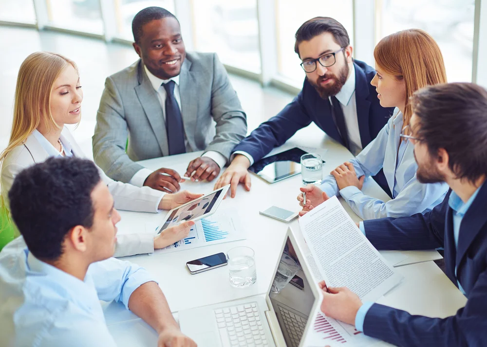 Business team meeting