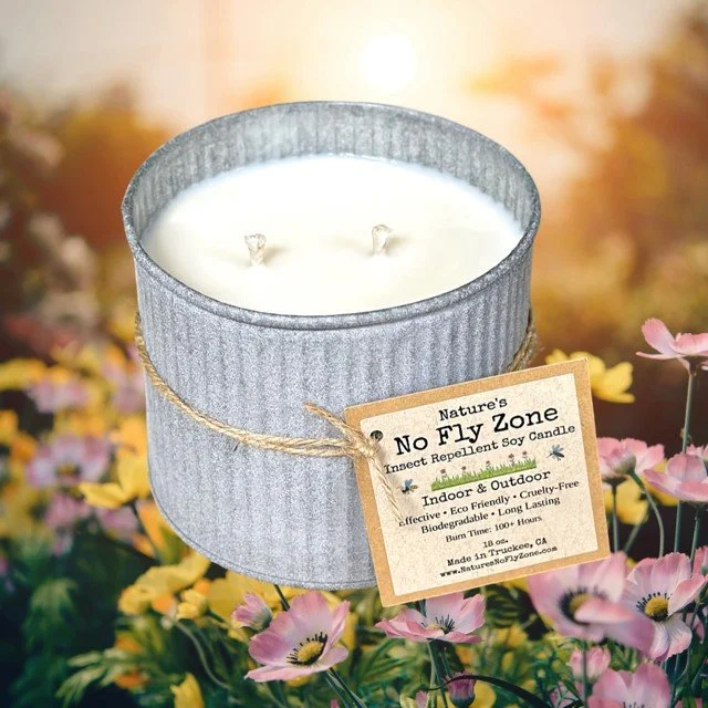 farmhouse bug candles, farmhouse patio candles, refillable bug candles, best, mosquito, yellow jackets, natural bug candles