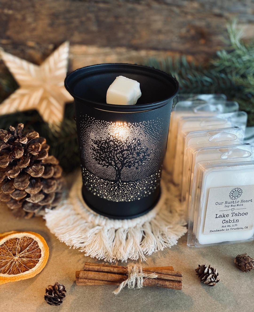 wax, warmer, soy, melts, tree of life, best, popular, favorite, gifts, handmade, Our Rustic Heart, shop, Truckee, Lake Tahoe, best gifts, Tahoe
