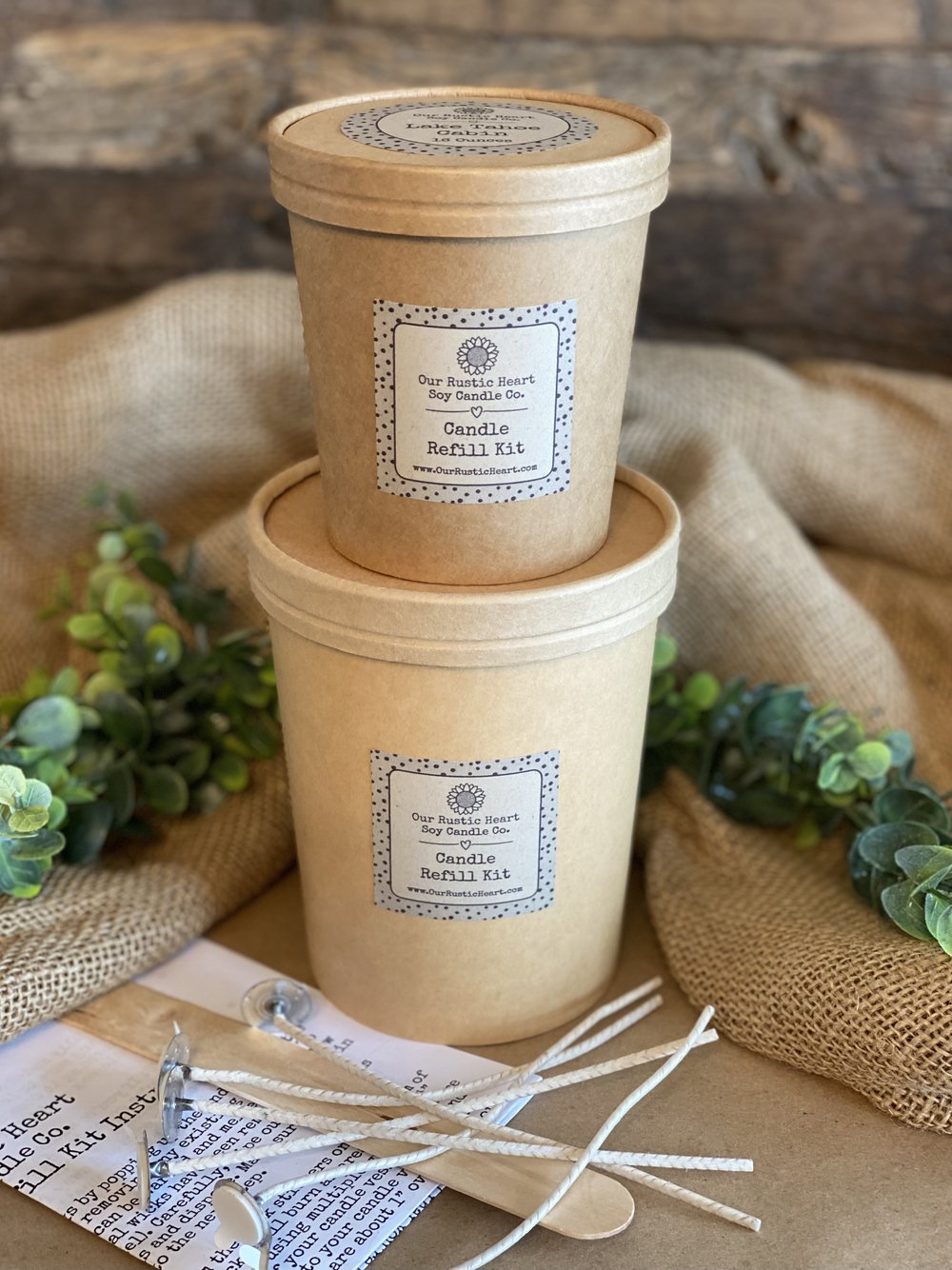 Candle Refill Kit 48 oz. — Our Rustic Heart Candle Co.