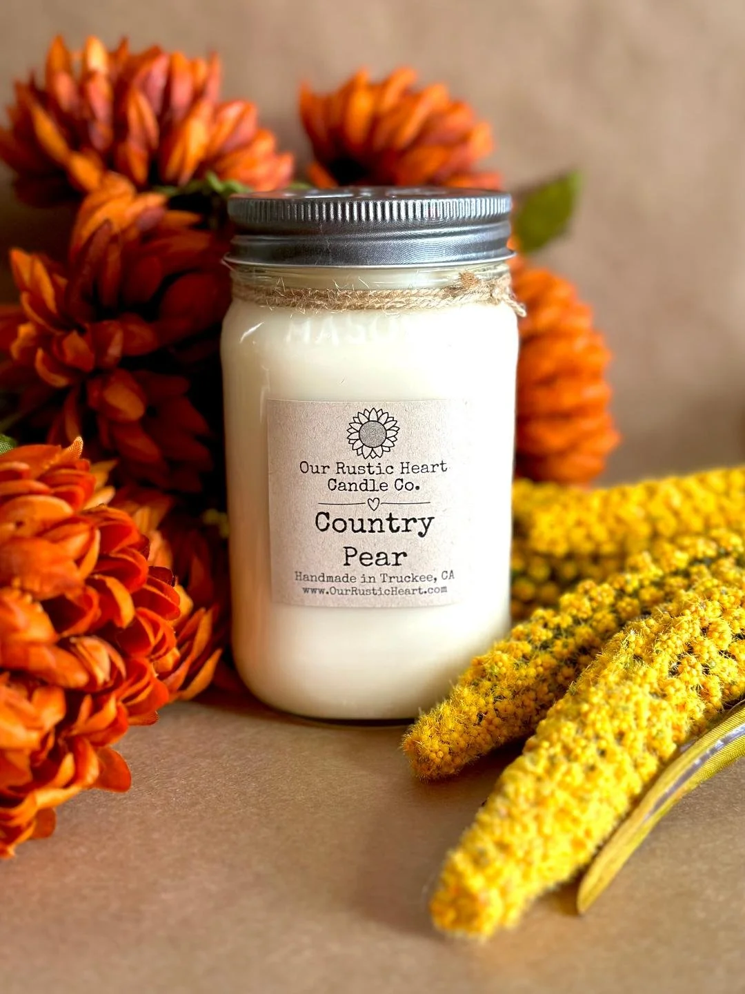 Handmade Mason Jar Soy Candles — Our Rustic Heart Candle Co.