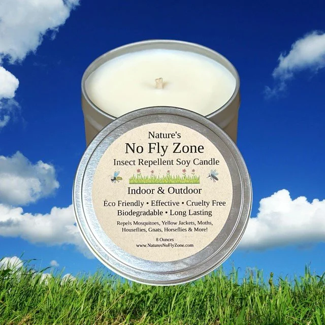 Nature's No Fly Zone Insect Repellent Candle Tins