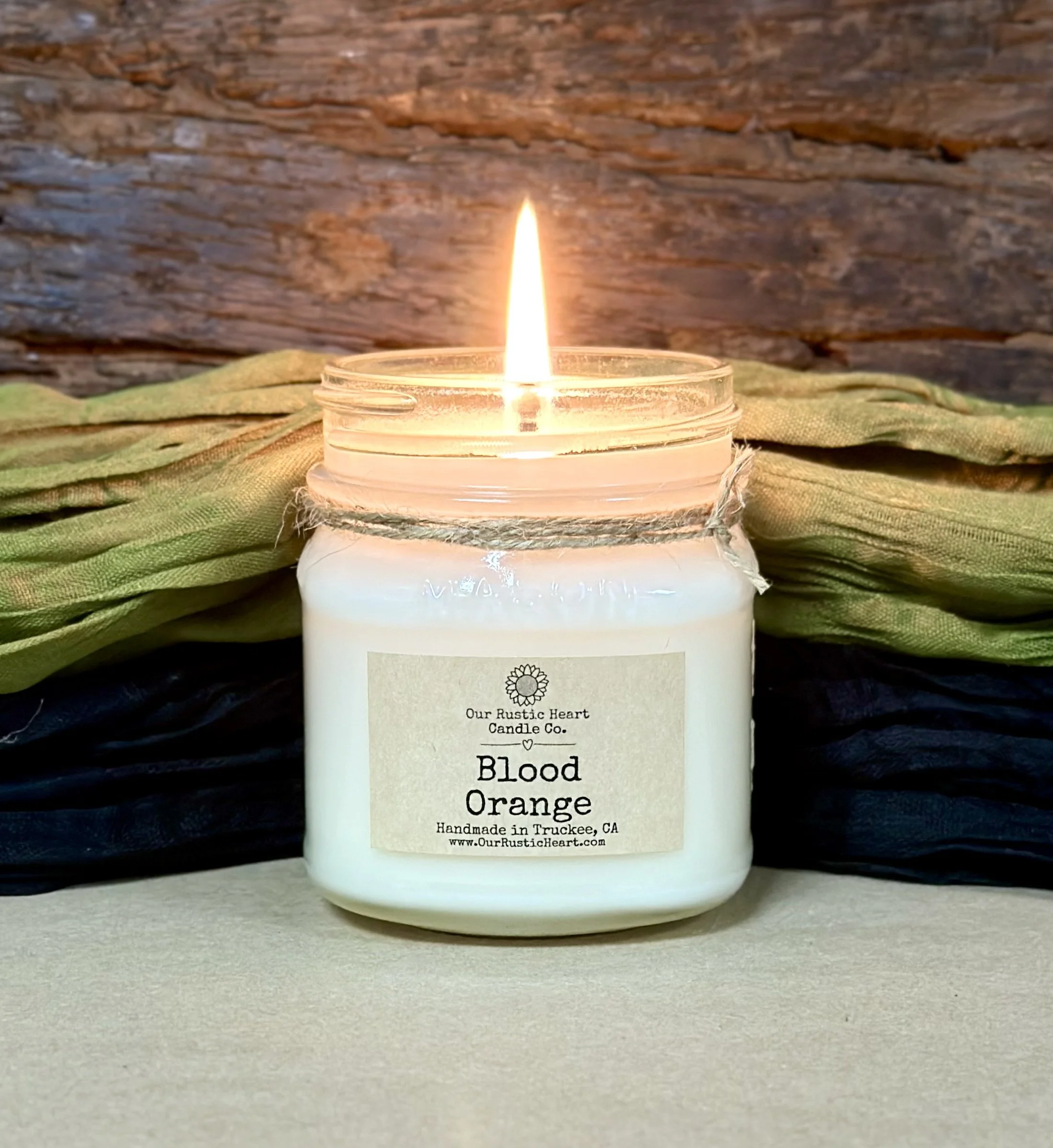 handmade candle samplers, rustic candle samplers, custom candle samplers, farmhouse candle samplers, eco friendly candle samplers, candle sampler gifts, Our Rustic Heart