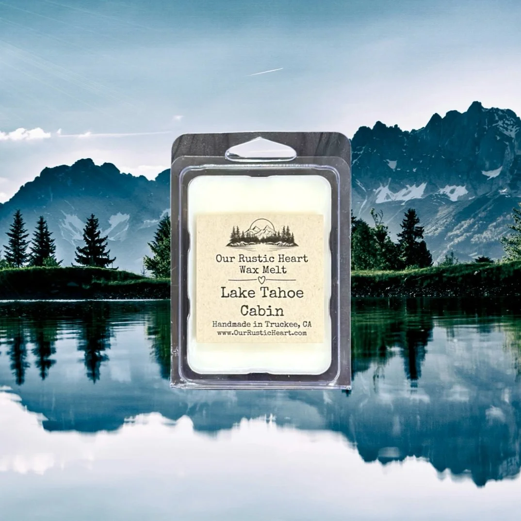 Lake Tahoe, soy, wax, melts, best, popular, favorite, sale, shop, gifts, Our Rustic Heart, Lake Tahoe, Truckee