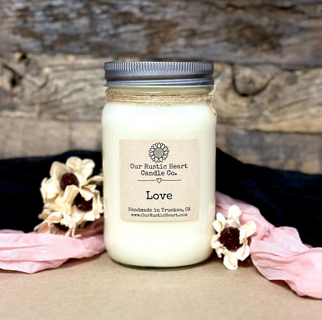 rustic candles, rustic soy candles, eco friendly candles, refillable candles, eco friendly gifts, Lake Tahoe candles, Truckee, Lake Tahoe gifts