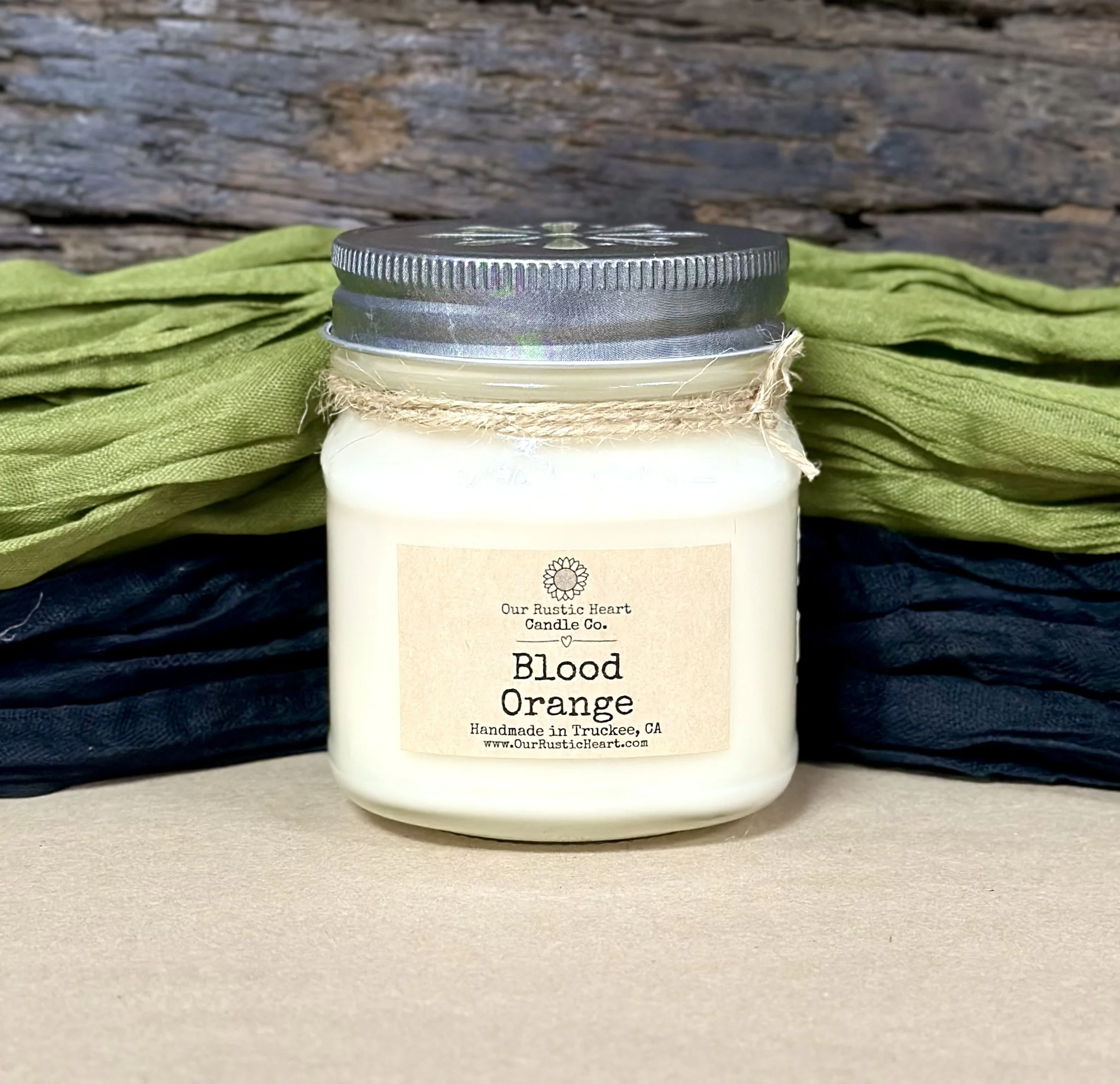 handmade candle samplers, rustic candle samplers, custom candle samplers, farmhouse candle samplers, eco friendly candle samplers, candle sampler gifts, Our Rustic Heart