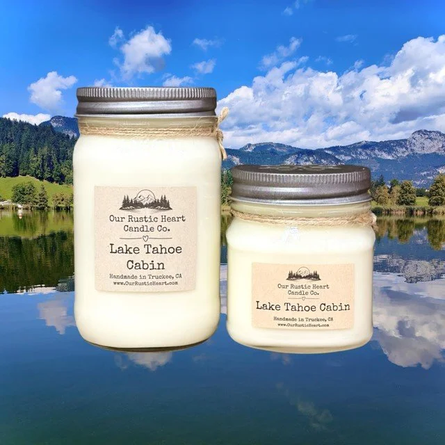 Lake Tahoe Mason Jar Candles