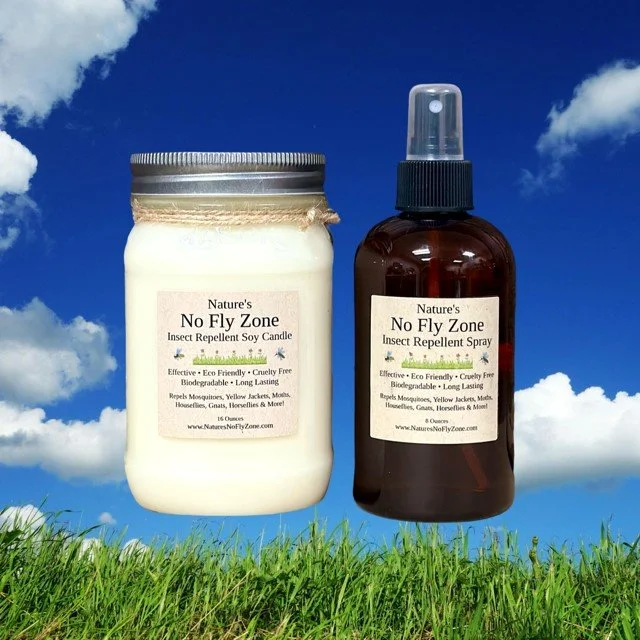 Insect Repellent Large Candle & Spray Bundle