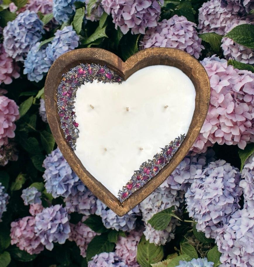 Rustic wood heart candles, rustic refillable heart candles, custom wood heart candles, eco friendly heart candles, heart candles, Lake Tahoe candles, Our Rustic Heart