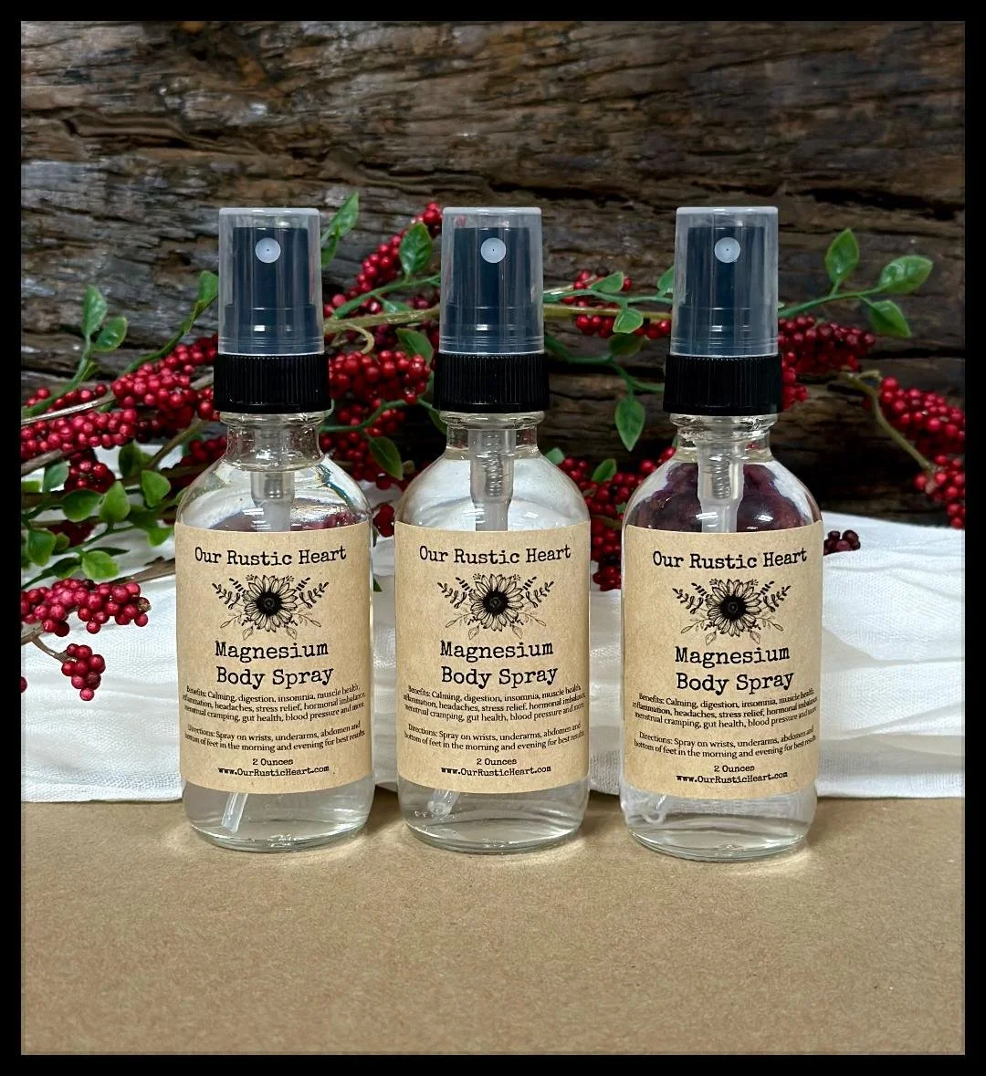 magnesium spray, best, topical, health, safe, lavender, citrus, natural, organic, inflammation, body, kids, chronic pain, benefits, our rustic heart, Truckee, lake Tahoe, holistic