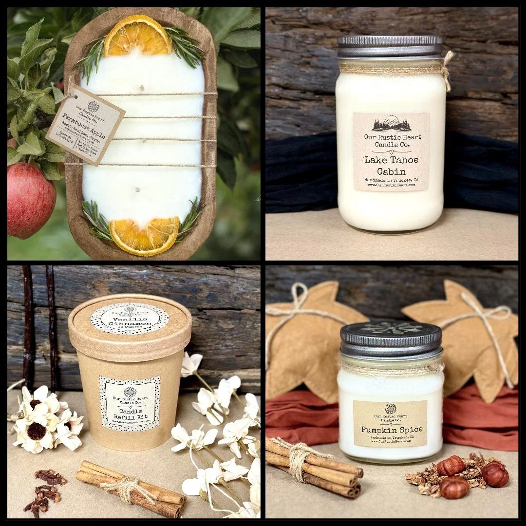 candle shop, gift shop, handmade, candles, truckee, lake tahoe, local, eco friendly candles, eco friendly gifts