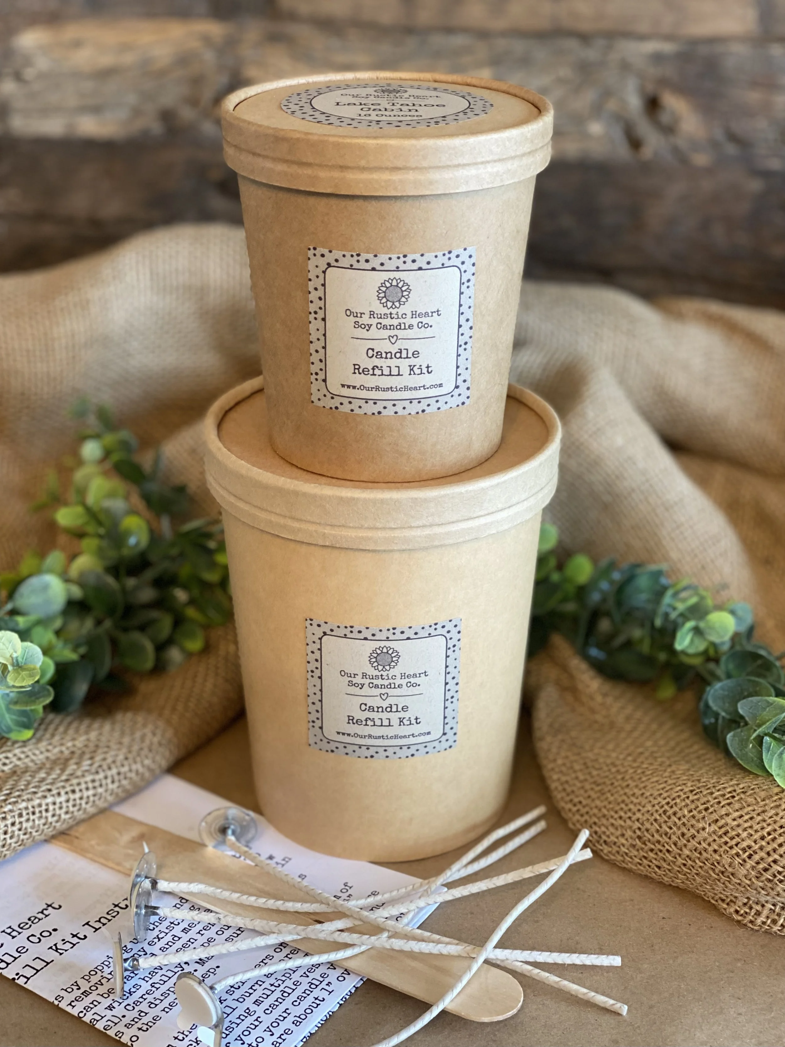 Refill Kits — Our Rustic Heart Candle Co.