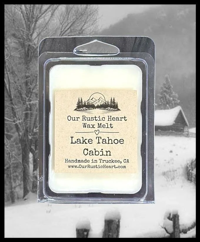 Lake Tahoe wax melts, flame-free aromatherapy, best wax melts, wax melt gifts. long lasting wax melts