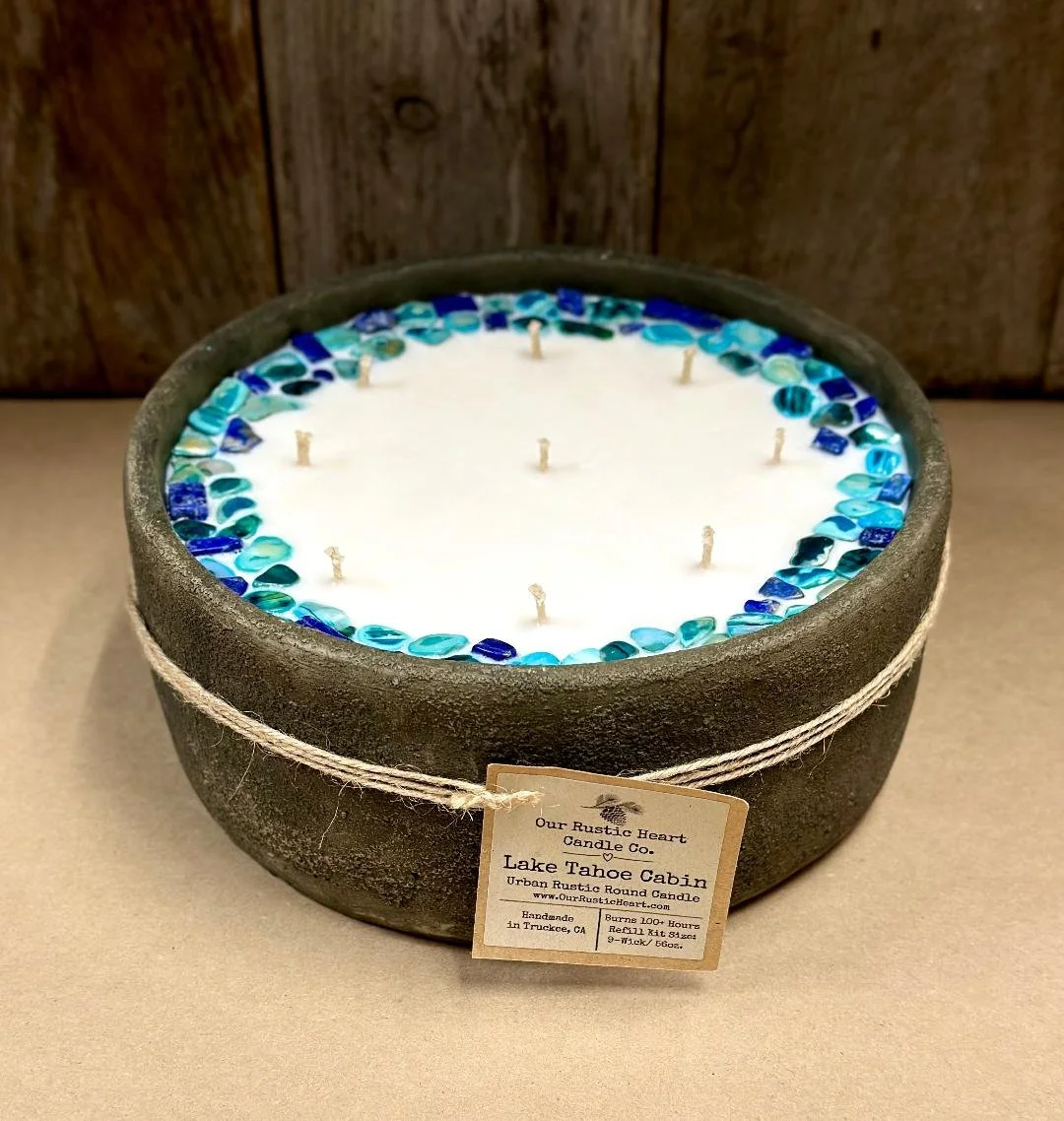 Custom Refillable Candles — Our Rustic Heart Candle Co.