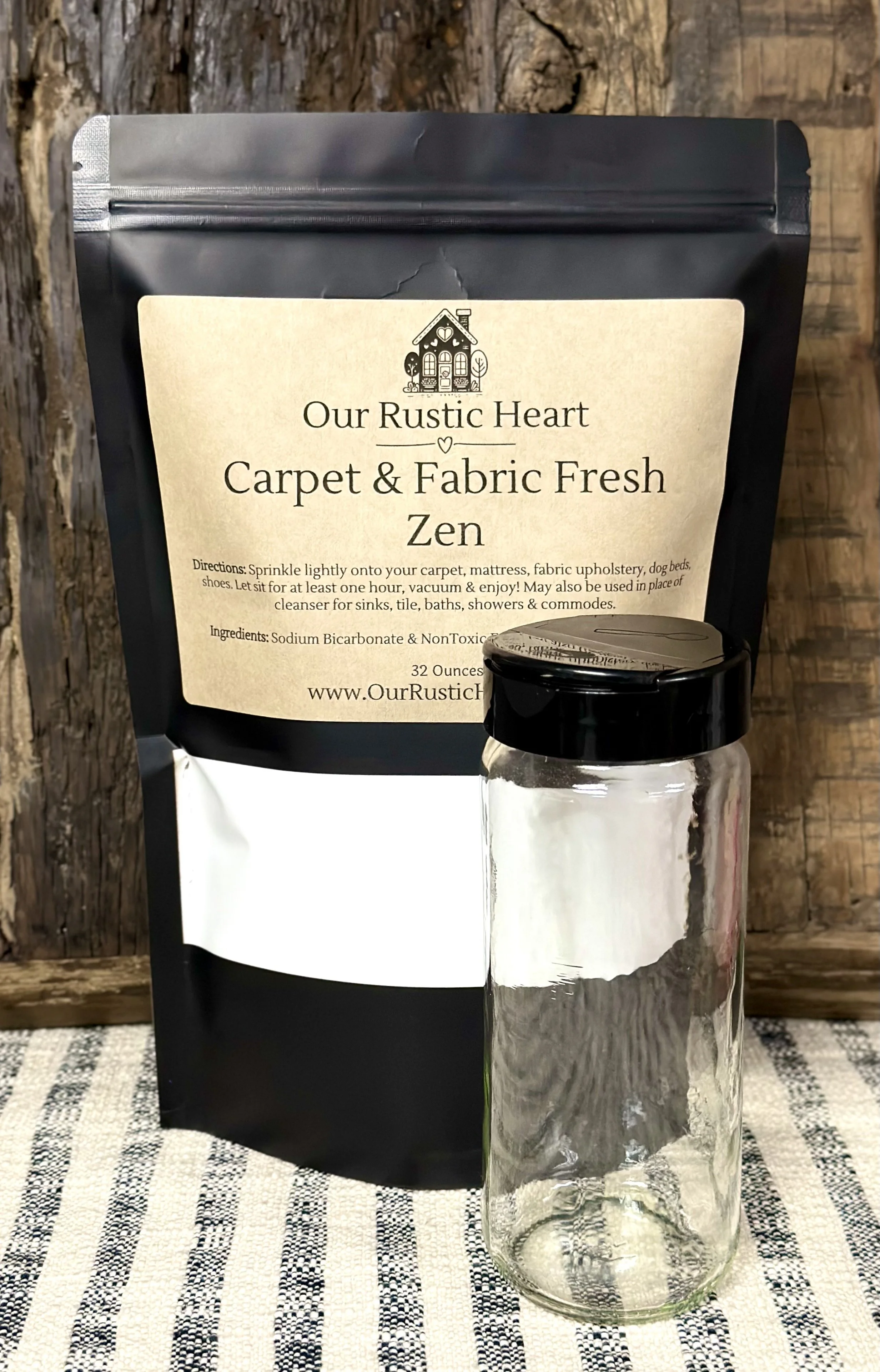 eco friendly carpet freshener, eco friendly upholstery freshener, Dog bed freshener, Cat box freshener, Non toxic Cleanser, eco friendly home products