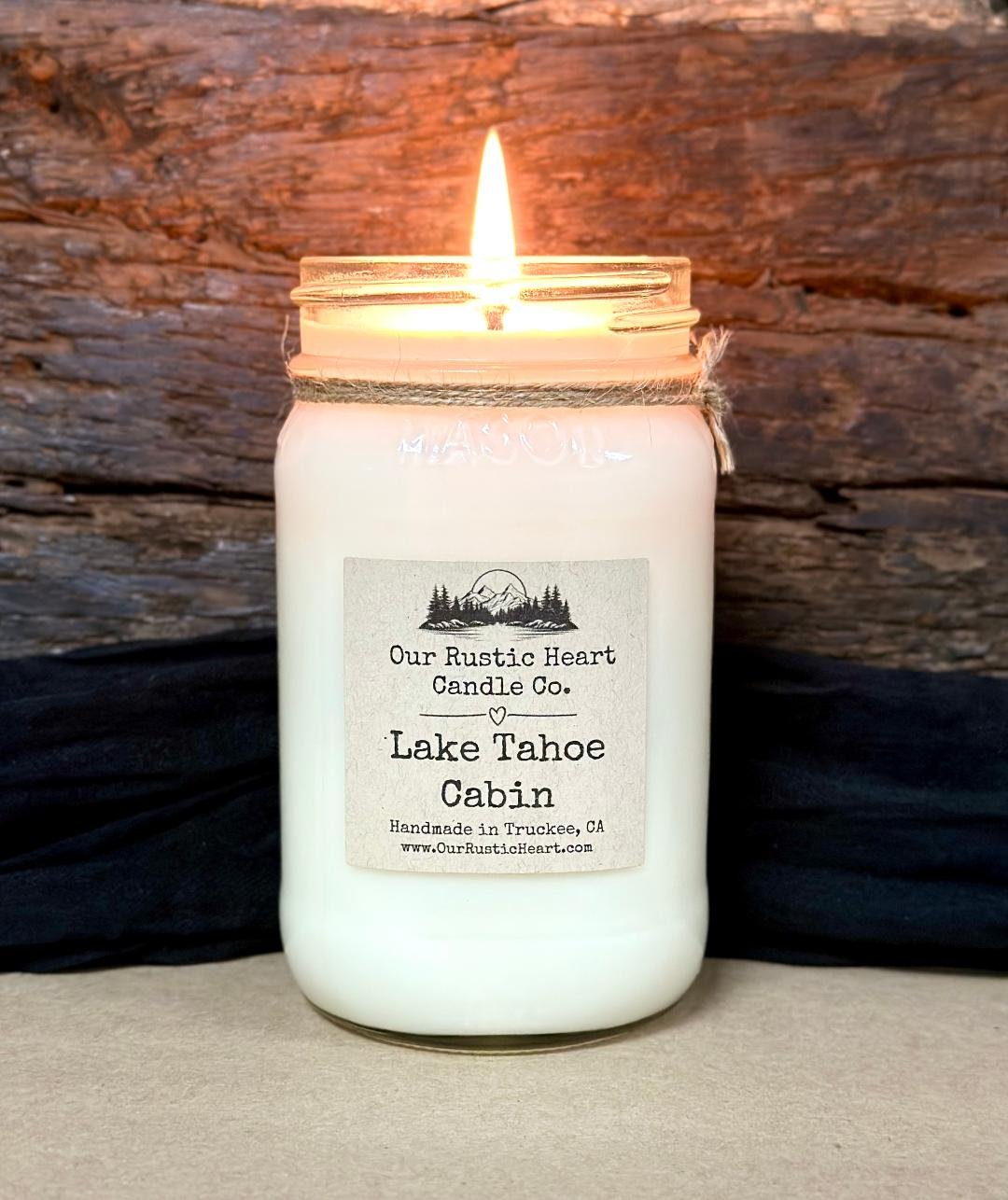 Lake Tahoe Candles, Tahoe candles, best Lake Tahoe candles, Best Tahoe candles, Our Rustic Heart, Lake Tahoe