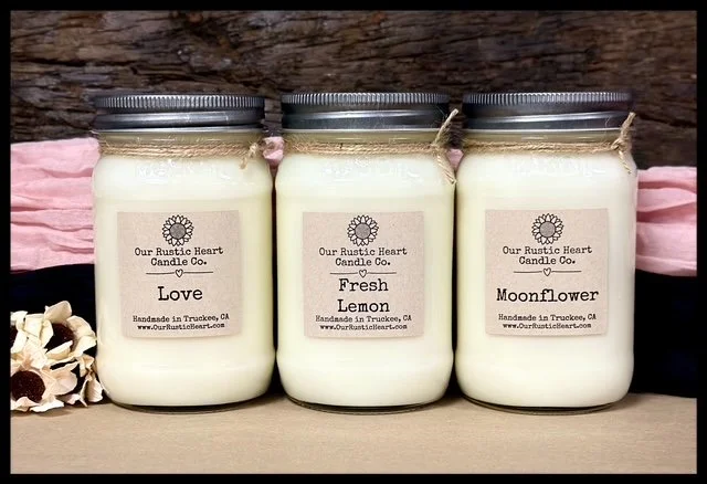 handmade, eco friendly, rustic, farmhouse, soy candles, Lake Tahoe candles, long lasting candles, best candles, Lake Tahoe candles, refillable candles, candle refill kits, gift shop, Truckee