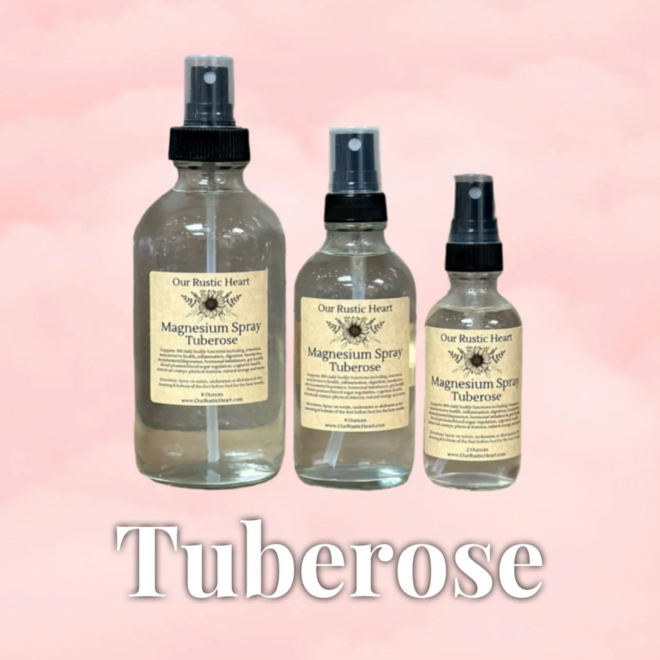 magnesium spray, magnesium wellness spray, transdermal magnesium, magnesium supplements, cramping spray, muscle soreness spray, Our Rustic Heart