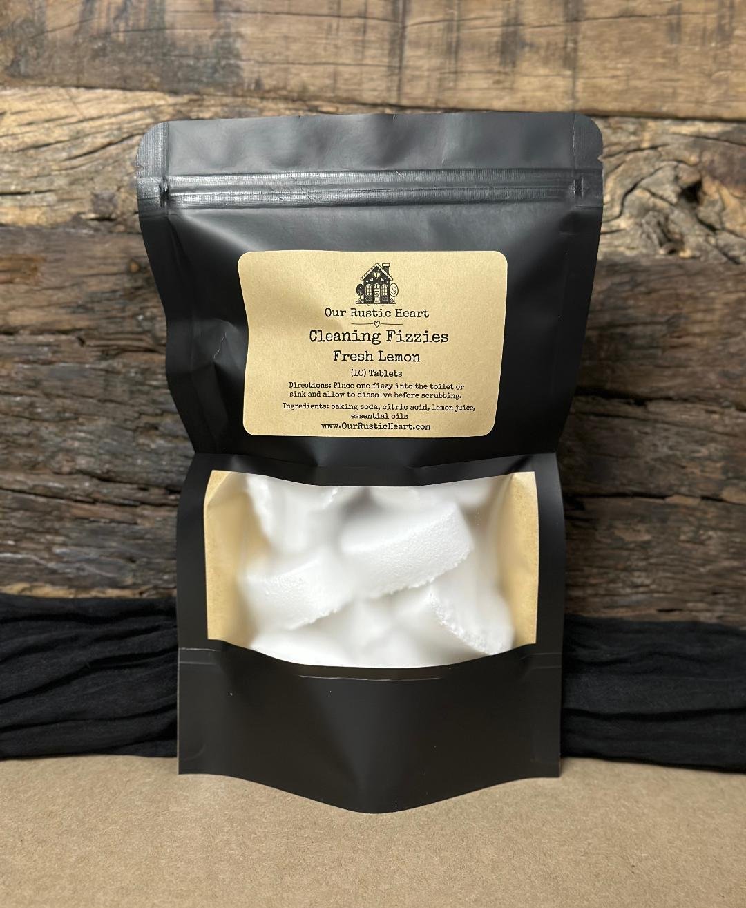 cleaning fizzy, natural cleaners, natural sink cleaner, natural toilet cleaner, all natural cleaner, Our Rustic Heart
