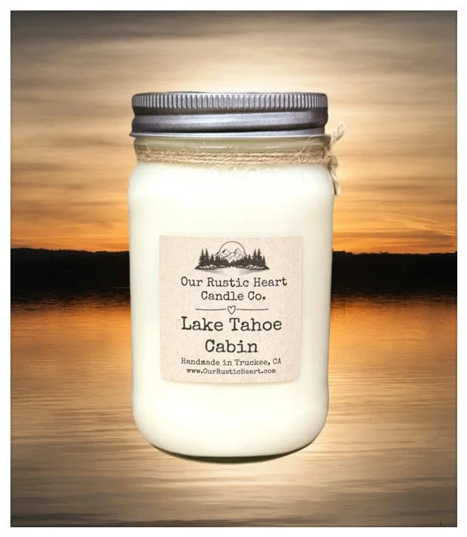 Lake Tahoe candles, eco friendly Tahoe candles, Candles made in Tahoe, Handmade Lake Tahoe candles, Lake Tahoe gifts, Handmade Lake Tahoe gifts, popular Tahoe candles