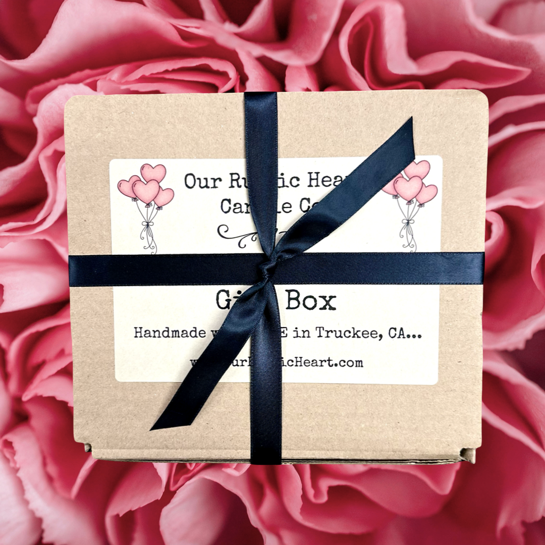 Valentine's Day Heart Candles, Custom Heart Candles, Valentine's Day refillable heart candles, Valentine's Day candle gifts, rustic Valentine's Day heart candle gifts, Our Rustic Heart
