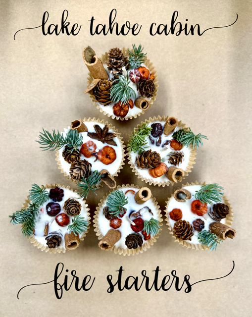 fire starters, natural fire starters, eco friendly fire starters, best fire starters, Lake Tahoe, Truckee, Our Rustic Heart