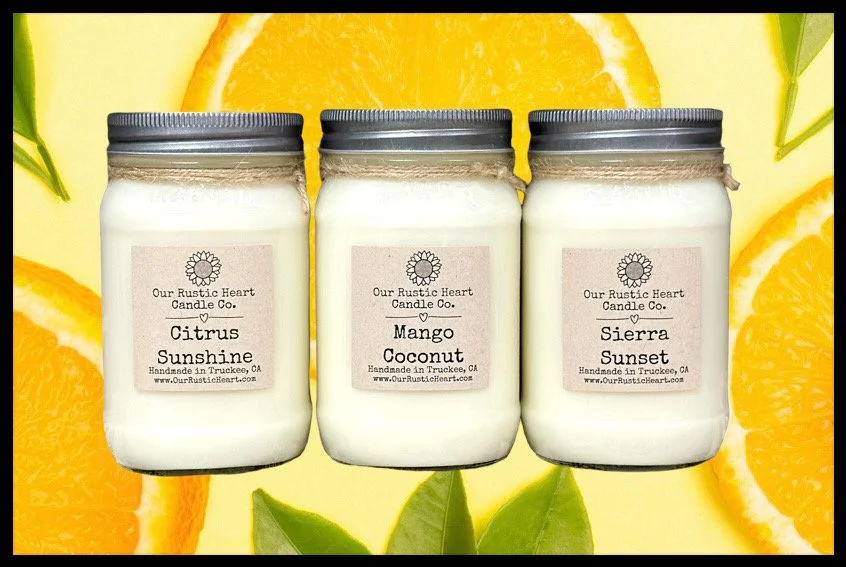 handmade candles, eco friendly candles, rustic candles, refillable candles, long lasting candles, farmhouse candles, best, Our Rustic Heart