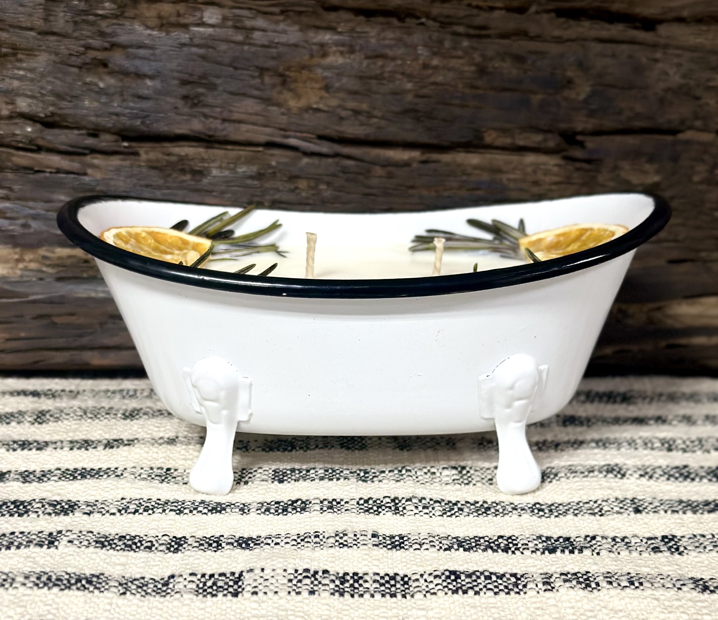 vintage candles, handmade vintage candles, charming candles, bathroom candles, custom candles, vintage refillable candles, Lake Tahoe candles, rustic eco friendly candles