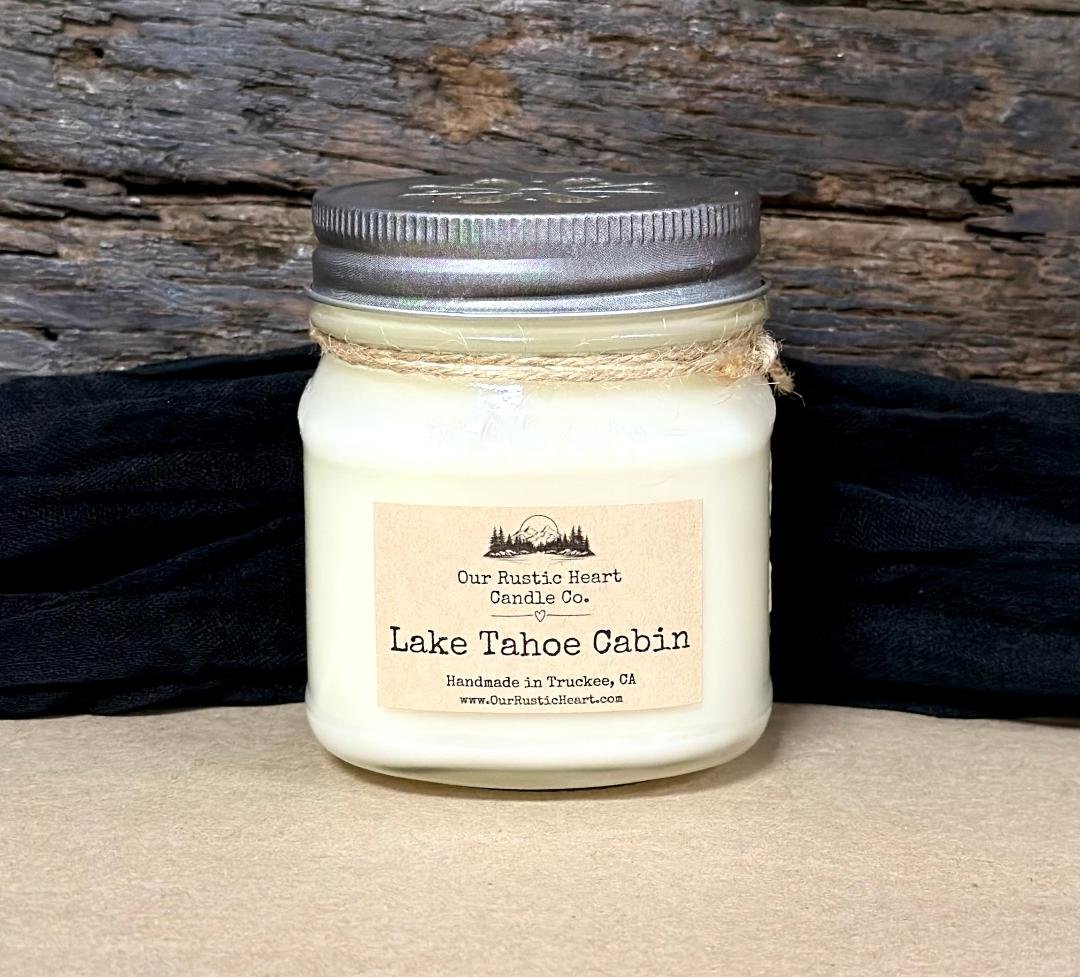 Lake Tahoe Candles, Tahoe candles, best Lake Tahoe candles, Best Tahoe candles, Our Rustic Heart, Lake Tahoe